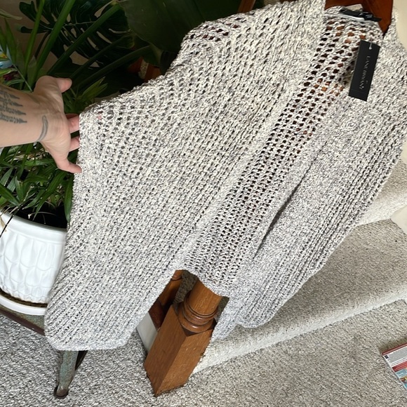 NWT Lane Bryant Light Gray Cardigan Sweater 14/16 - Picture 4 of 14